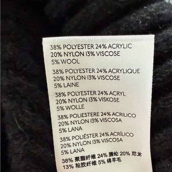 Daily Practice Sweater Dress | Tunic, Mock Neck, Long Sleeve Black Ivory Size M - Picture 9 of 11